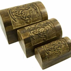 Wooden Box Celtic Engraving