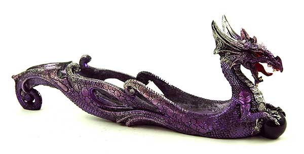Dragon Incense Holder Purple