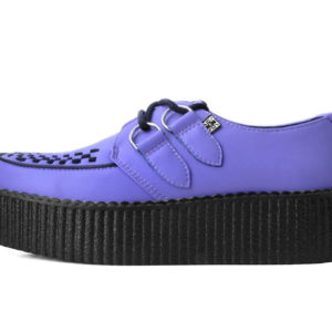 T.U.K. Shoes Violet TUKSkin Viva Mondo High Sole Creeper (v3133) - inside