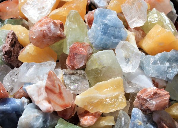 Crystal Gem Rough Mixed Calcite