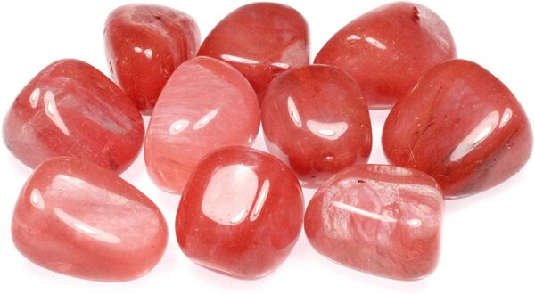 Crystal Gem Tumblestone Cherry Quartz
