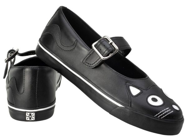 TUK Shoes Black Kitty Mary Jane Sneaker Large
