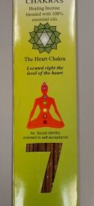 Incense Gift Pack Seven Chakras Heart