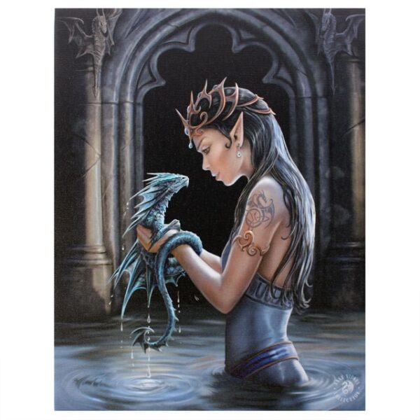 Canvas Anne Stokes Water Dragon