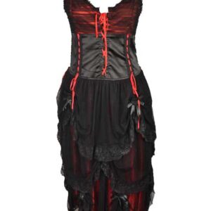 Long Length Layered Gothic Dress