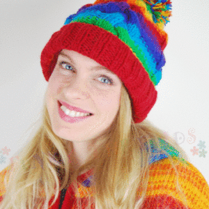 Woollen Rainbow Hat