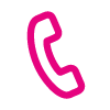 Phone Icon Magenta